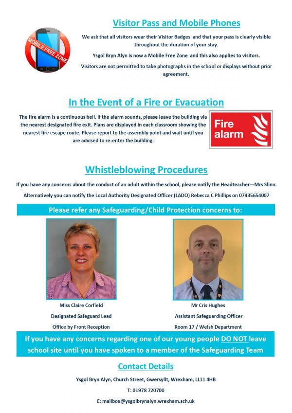 Safeguarding Leaflet for visitors2